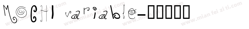 MOCHI variable字体转换